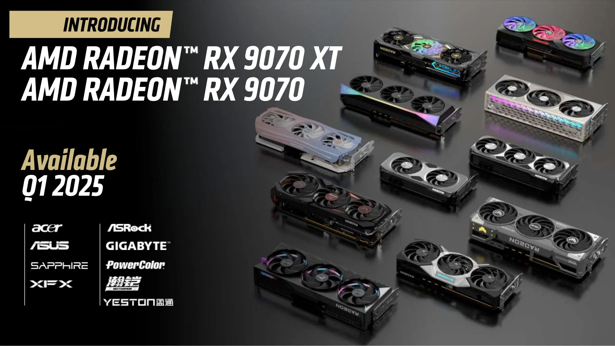 Slide giới thiệu về các GPU AMD RDNA, nhấn mạnh chiến lược và định vị sản phẩm