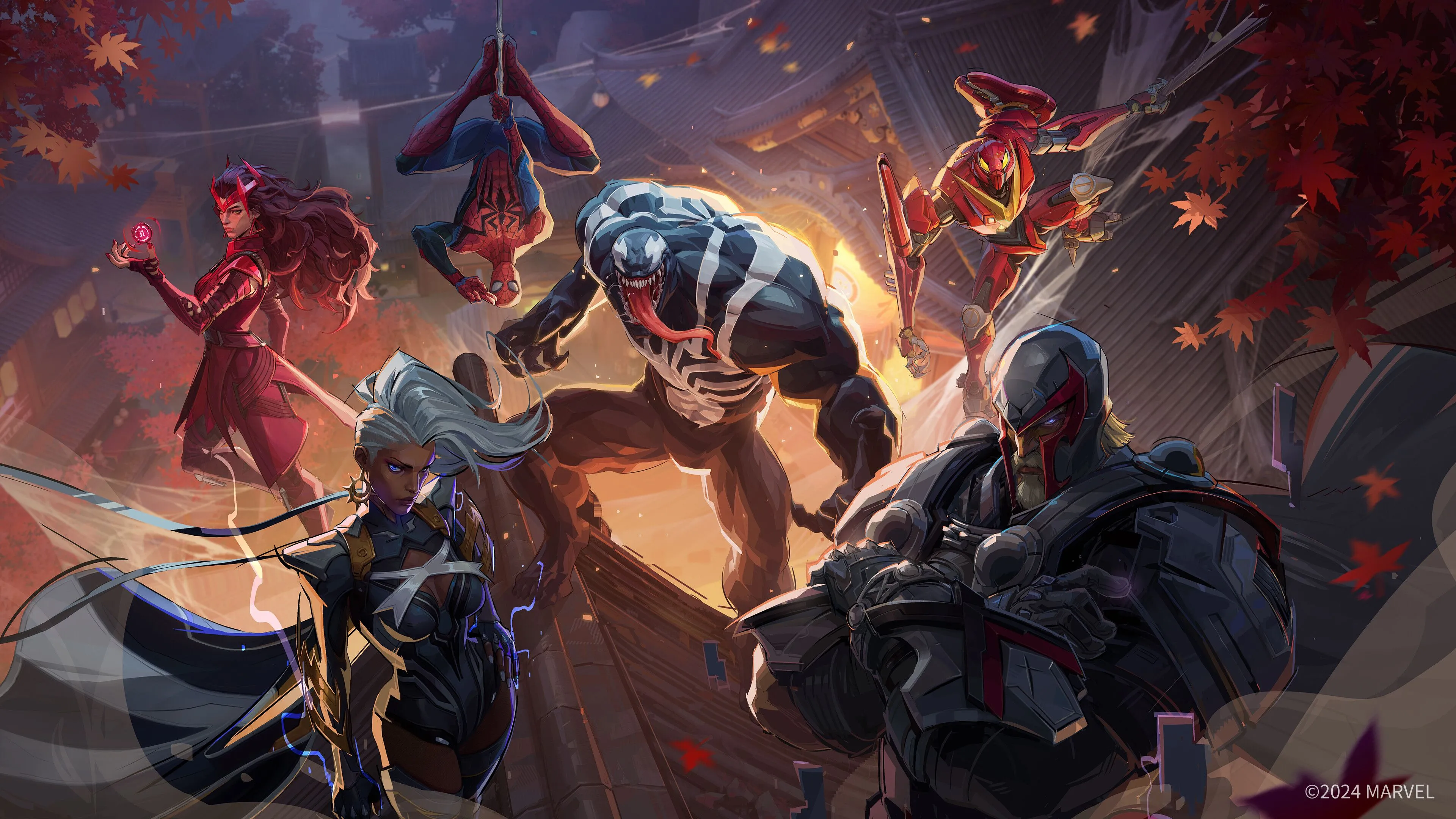 Spider-Man sử dụng kỹ năng Amazing Combo trong Marvel Rivals