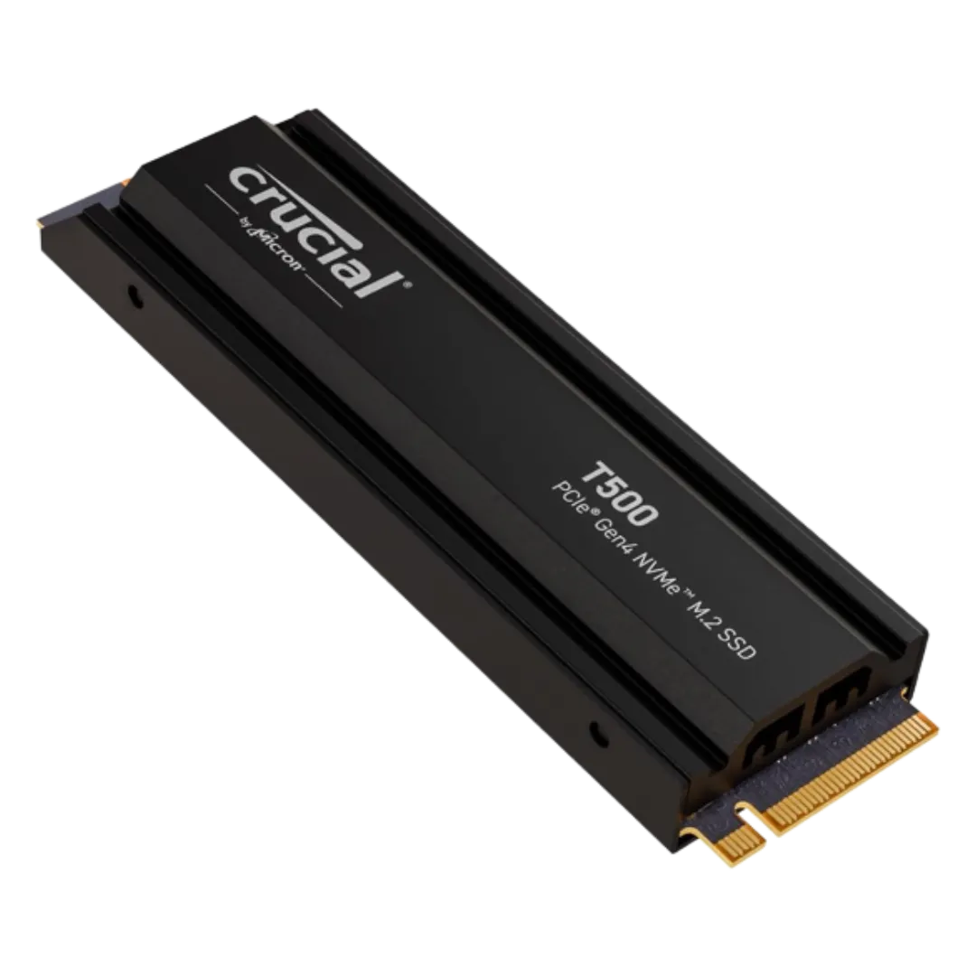 SSD Crucial T500 Gen4 NVMe M.2 2TB với bộ tản nhiệt