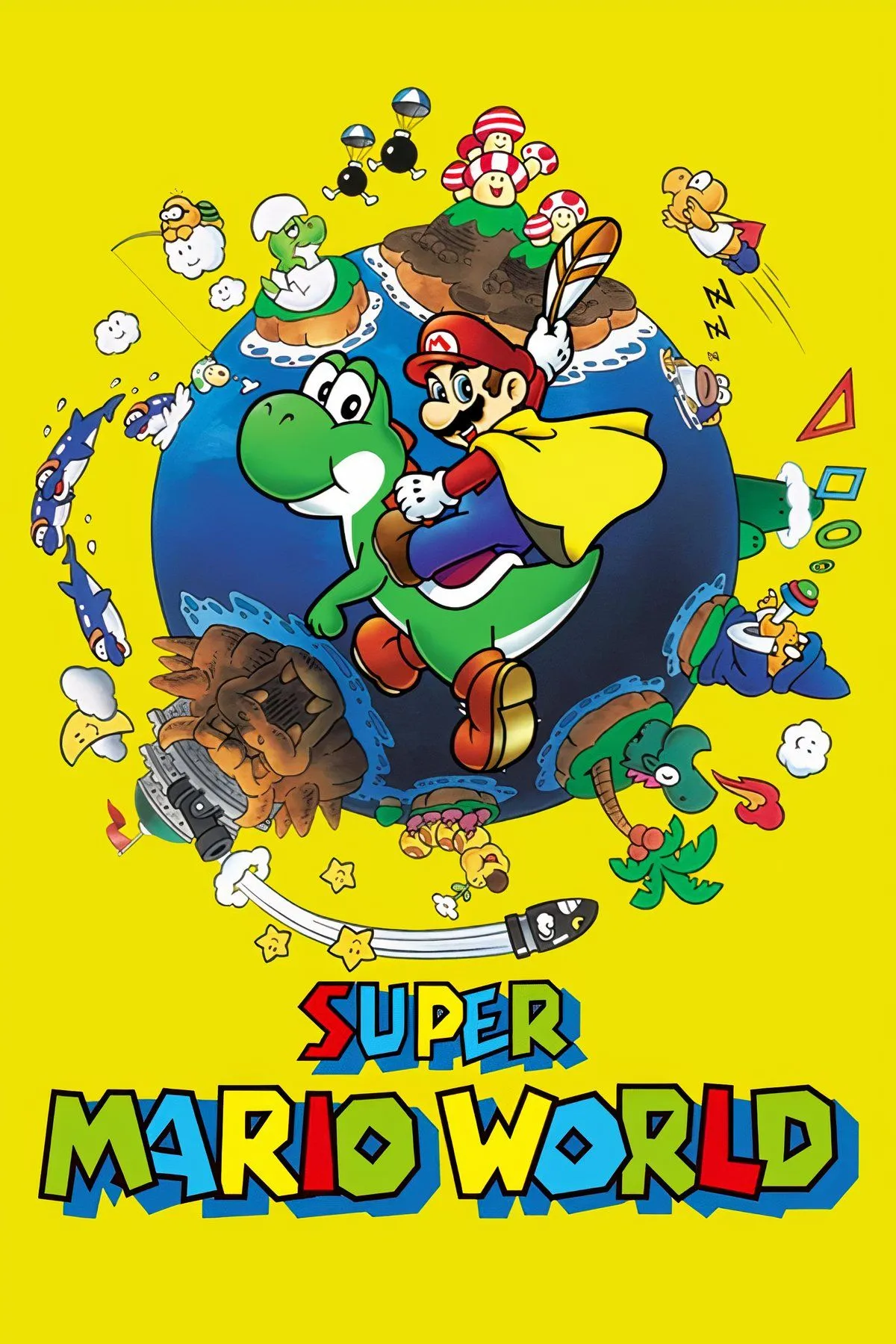 Super Mario World là một game platformer 2D huyền thoại ra mắt cùng SNES