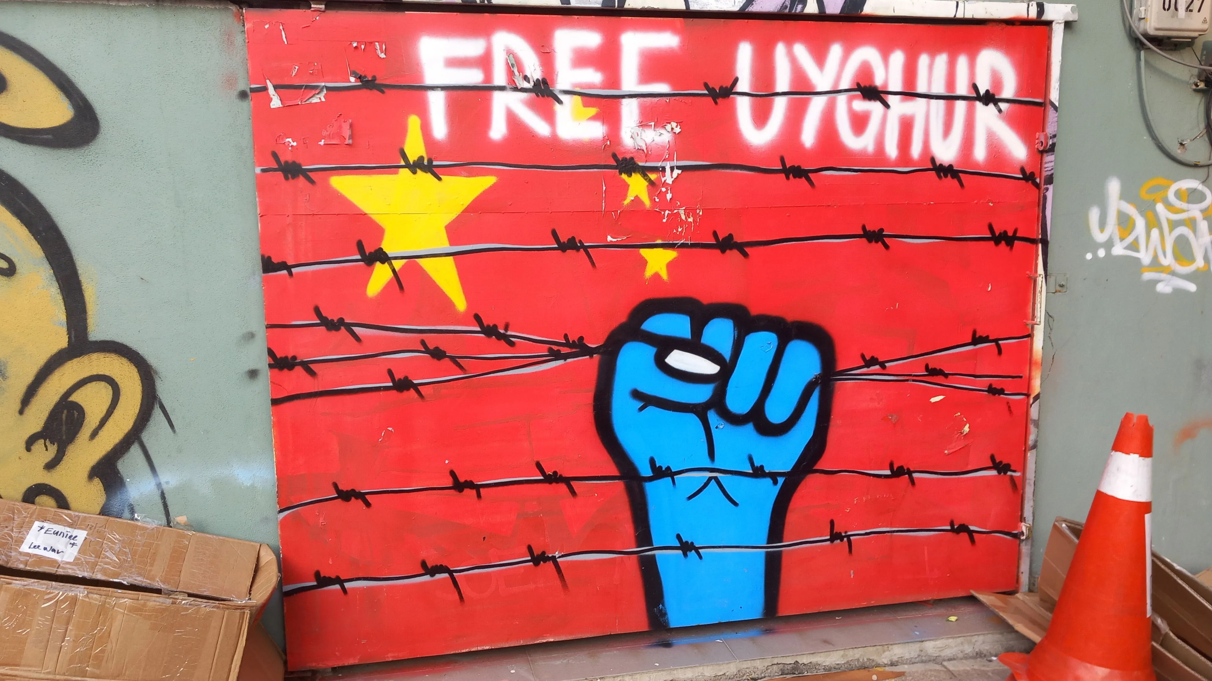 Tác phẩm nghệ thuật với thông điệp &quot;Free Uyghur&quot; ủng hộ người Duy Ngô Nhĩ