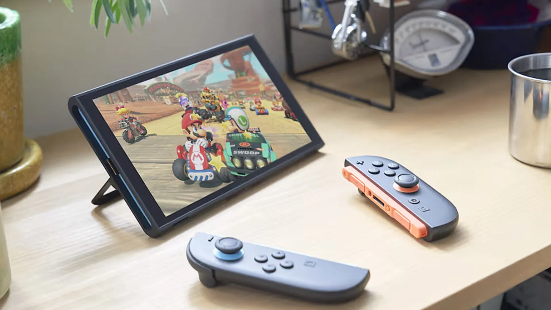Tay cầm Joy-Con và phụ kiện của Nintendo Switch 2, minh họa cho hệ sinh thái game