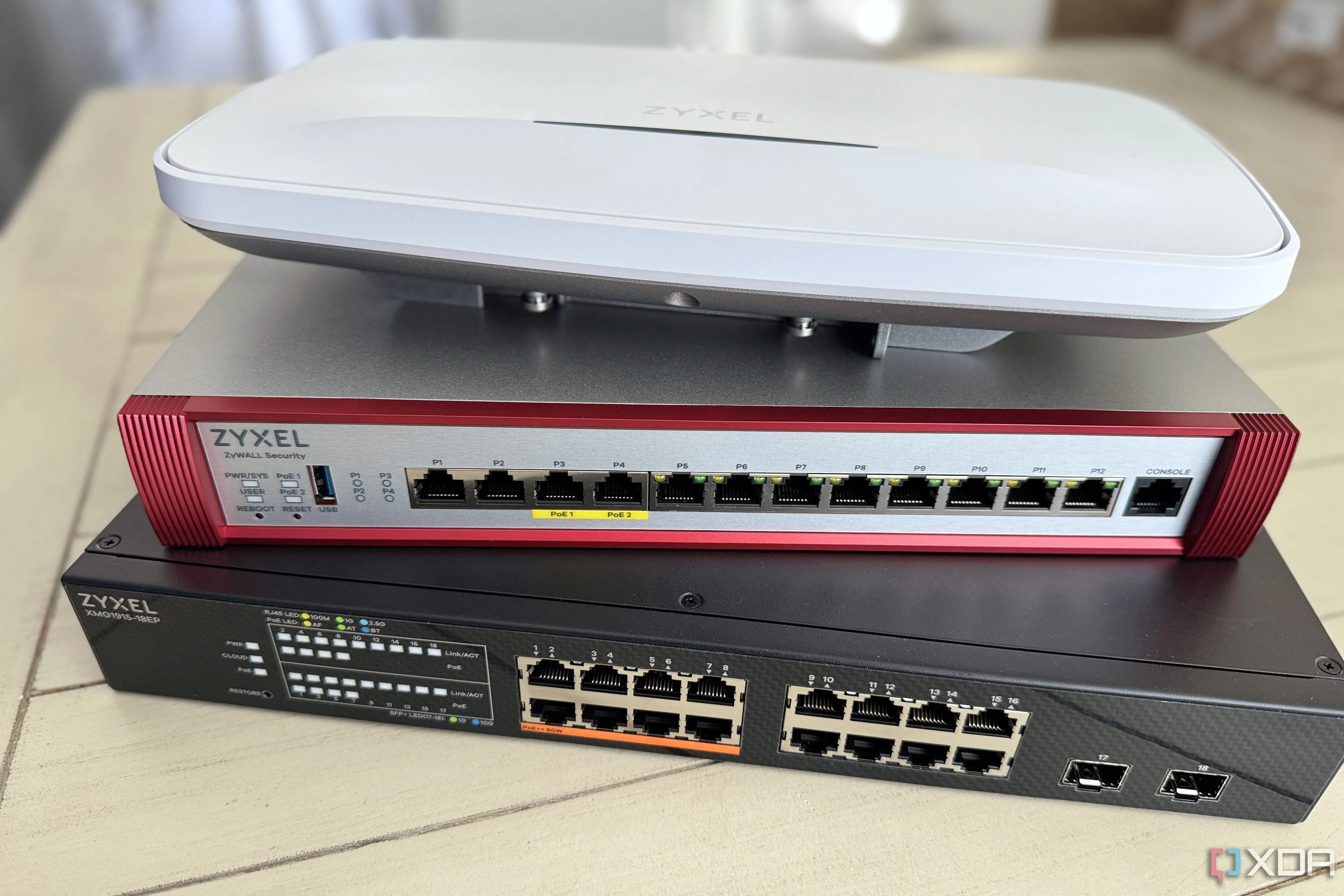 Thiết bị mạng prosumer của Zyxel, gồm các switch và router