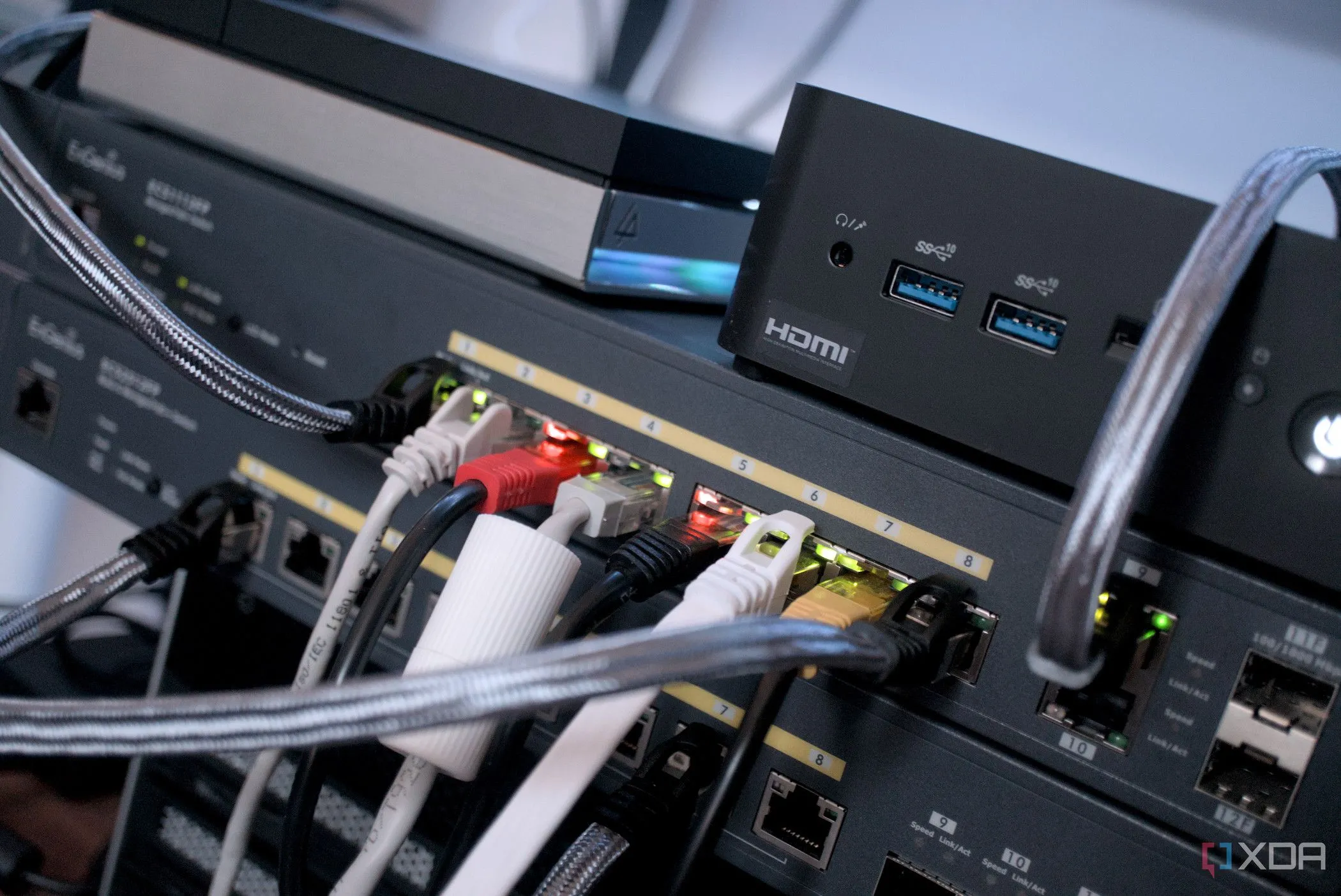 Thiết lập mạng với switch, bộ lưu trữ NAS và router để tăng cường bảo mật
