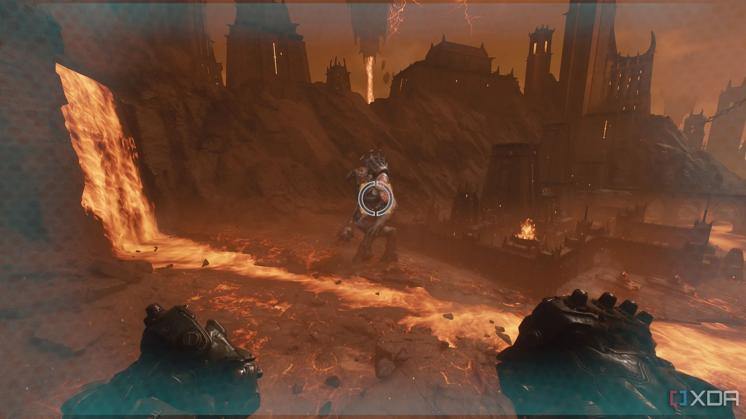 Titan đầu tiên trong Chương 11 Doom The Dark Ages, mục tiêu cho thử thách né tránh hoàn hảo.