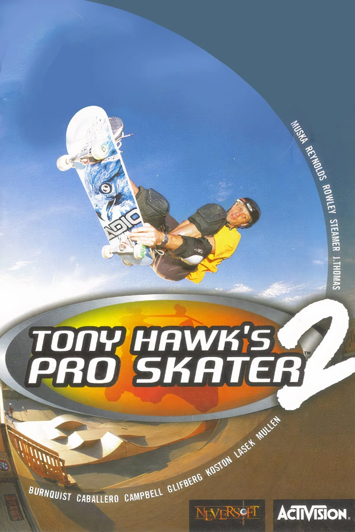 Tổng hợp các cảnh quay hành động trong game Tony Hawk's Pro Skater 2 trên PlayStation 1