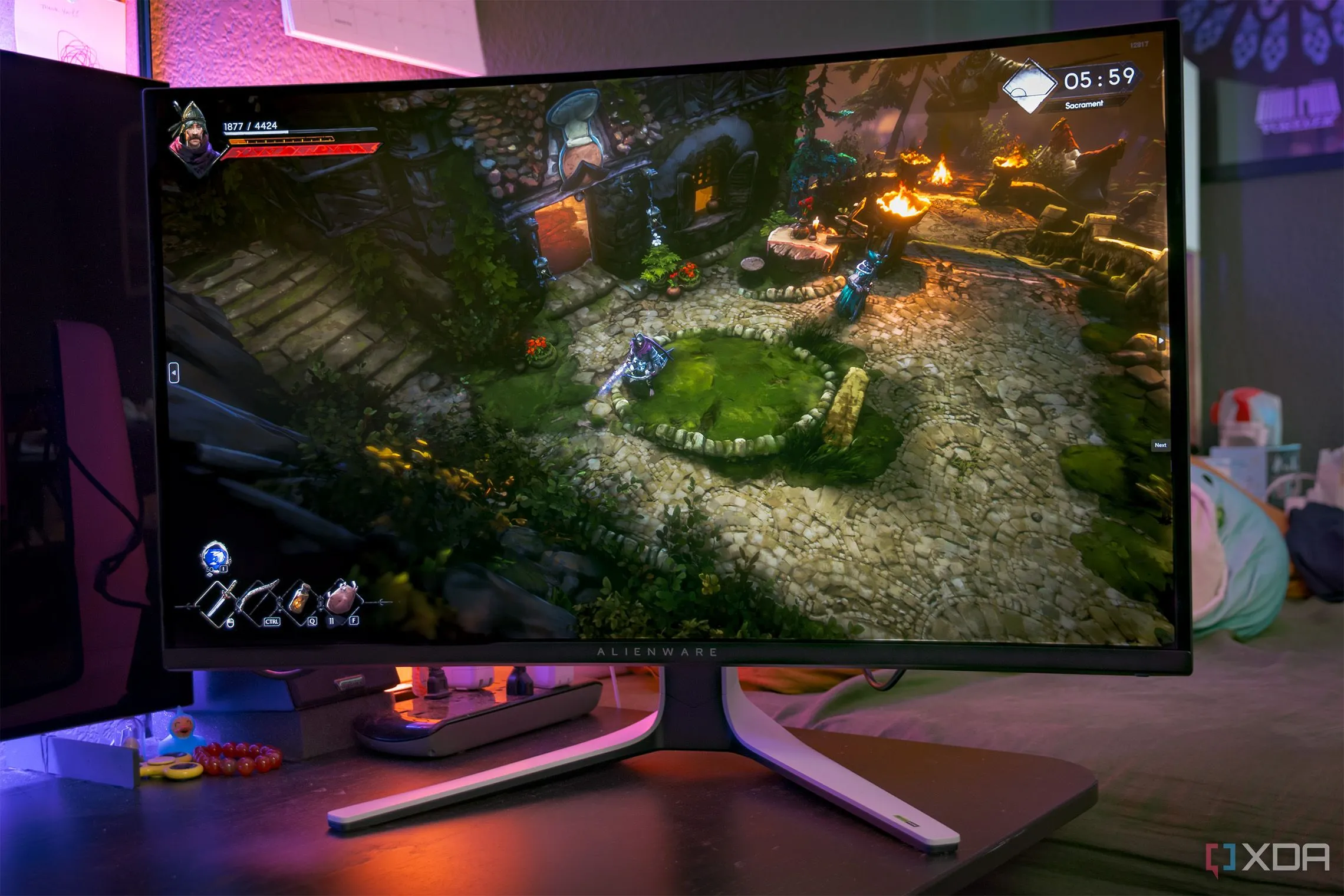 Trải nghiệm chơi game sống động trên màn hình Alienware AW3225QF QD-OLED 4K