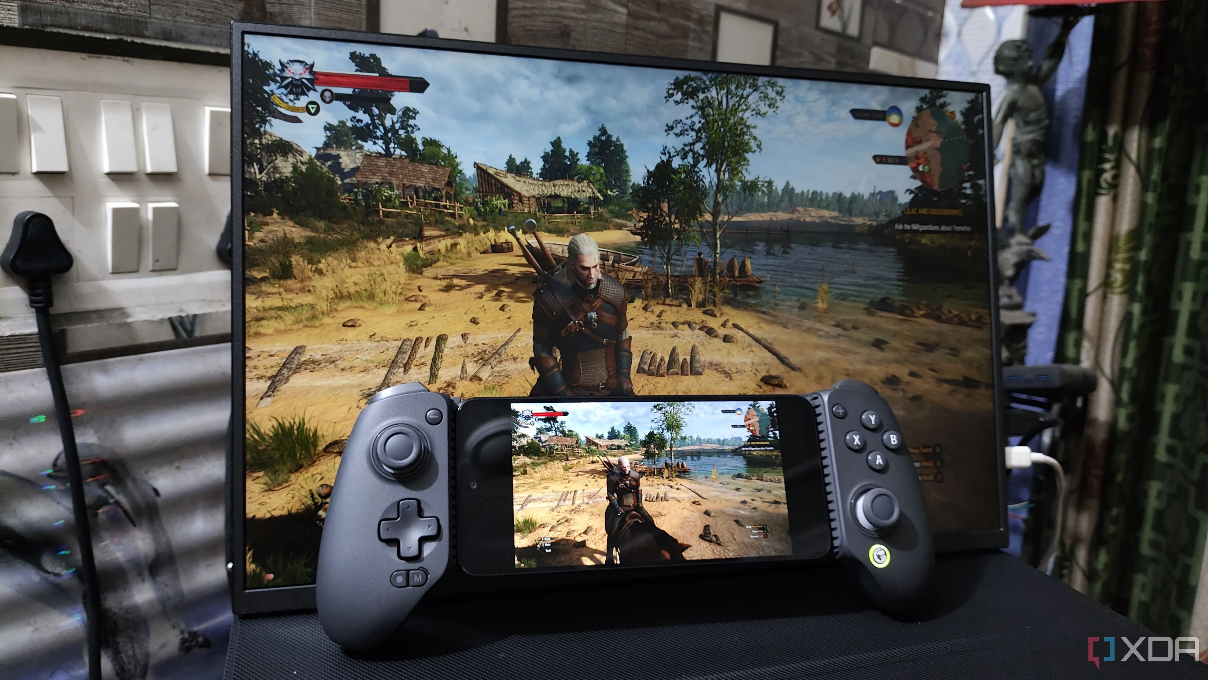 Trải nghiệm stream game Witcher 3 từ PC sang điện thoại Poco M6 Pro bằng Sunshine và Moonlight qua mạng LAN