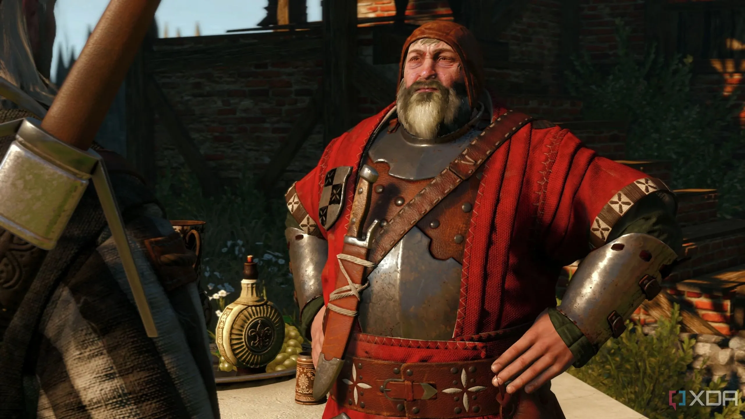 Tướng quân Đẫm Máu (Bloody Baron) với biểu cảm trầm tư trong The Witcher 3: Wild Hunt