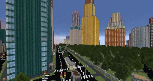 Video minh họa công cụ Arnis chuyển đổi bản đồ OpenStreetMap thành thế giới Minecraft chi tiết