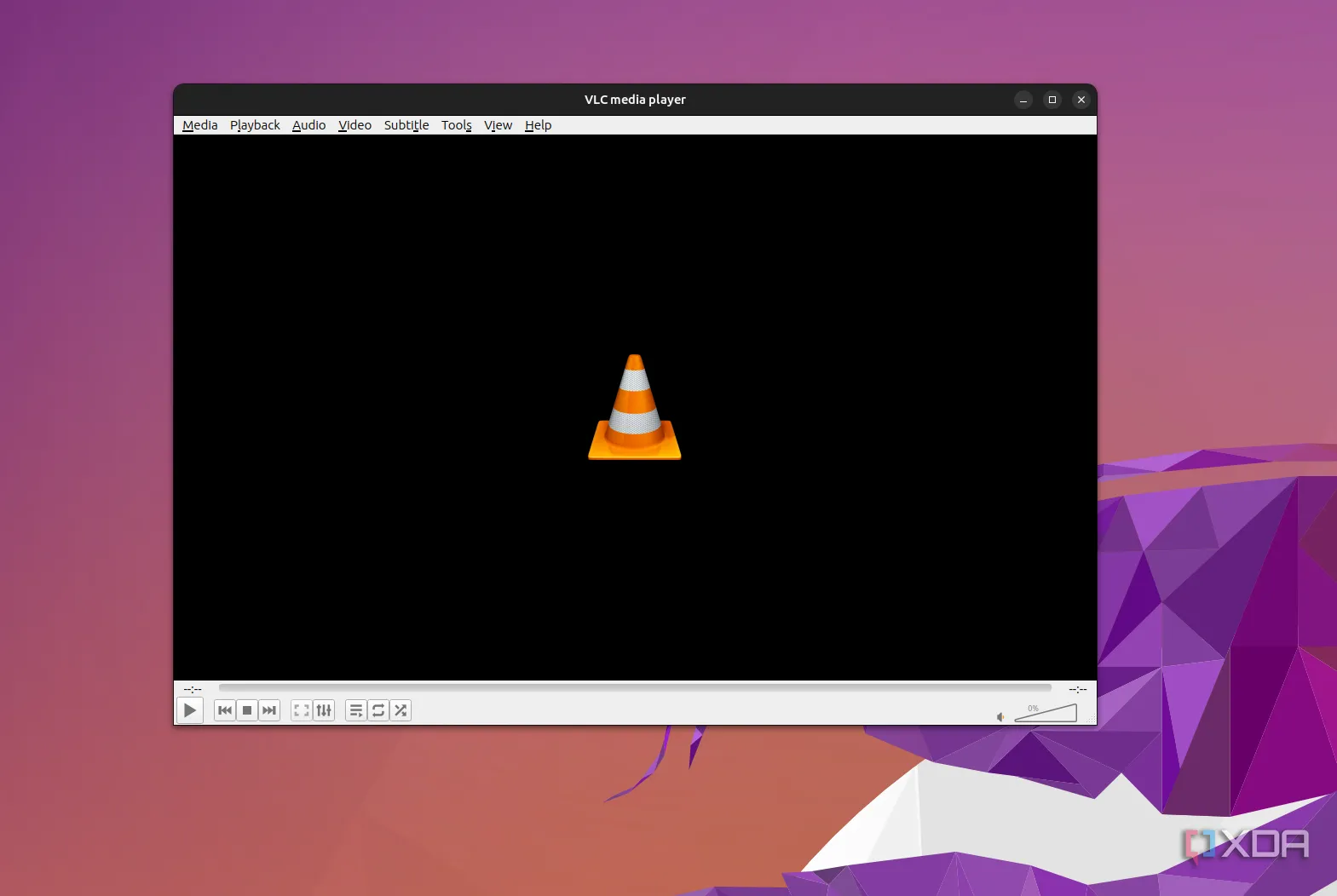 VLC Media Player trên Ubuntu hiển thị cửa sổ trống sau khi ẩn nội dung