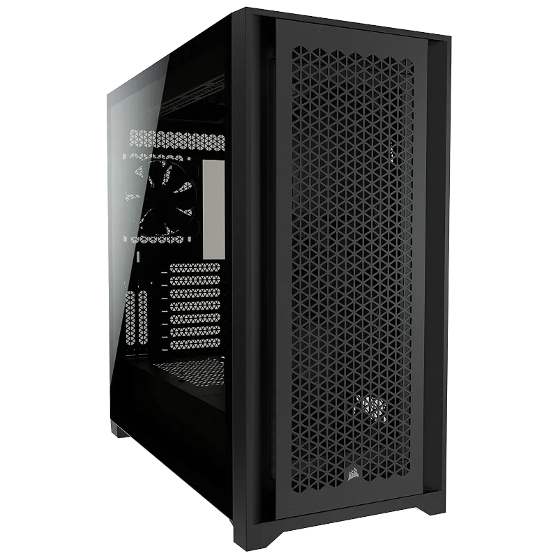 Vỏ case máy tính Corsair 5000D Airflow với thiết kế lưới giúp tăng cường luồng khí