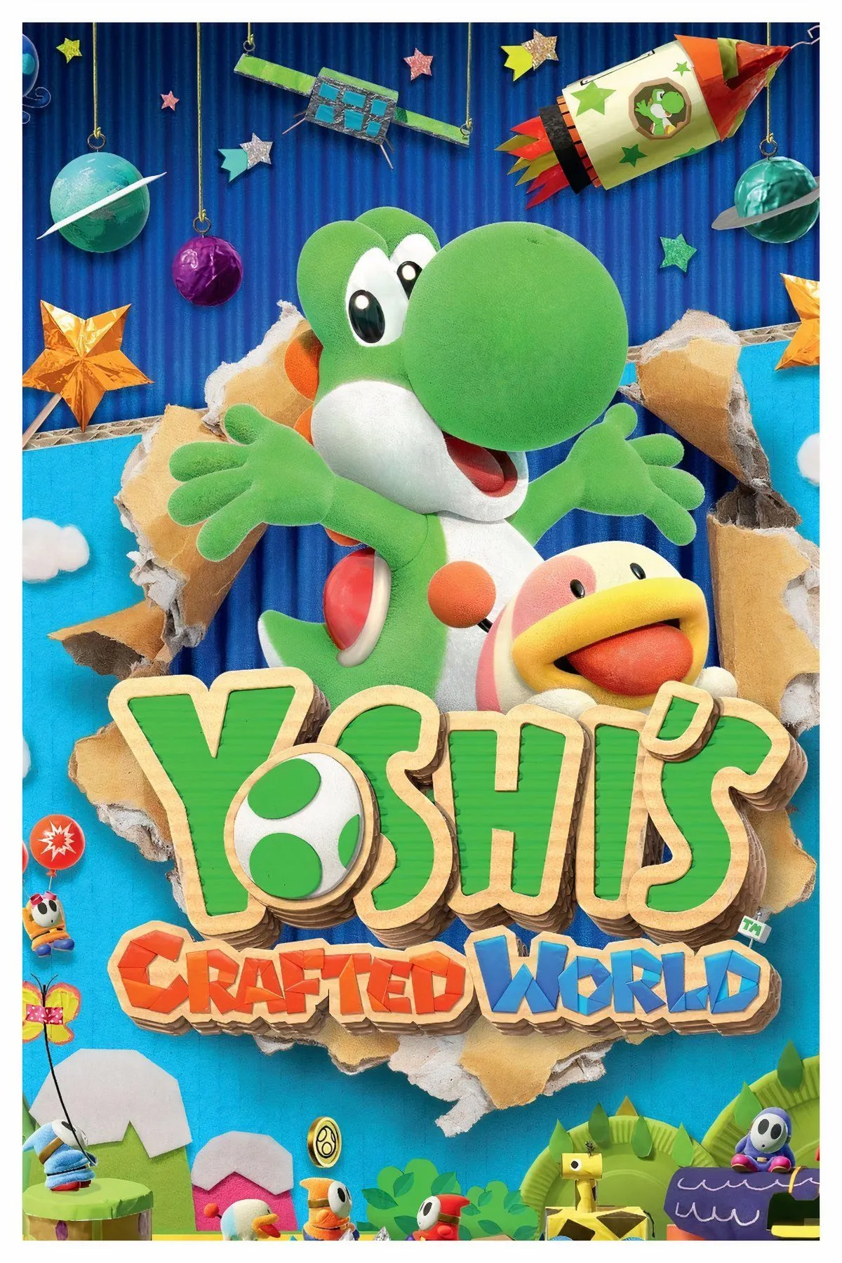Yoshi trong thế giới thủ công của Yoshi's Crafted World